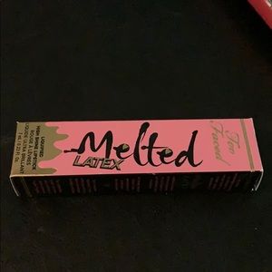 Too Faced Melted Latex lipstick in Peekaboo